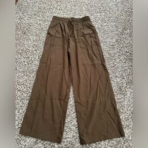 Women’s Brown Wide-Leg Pants